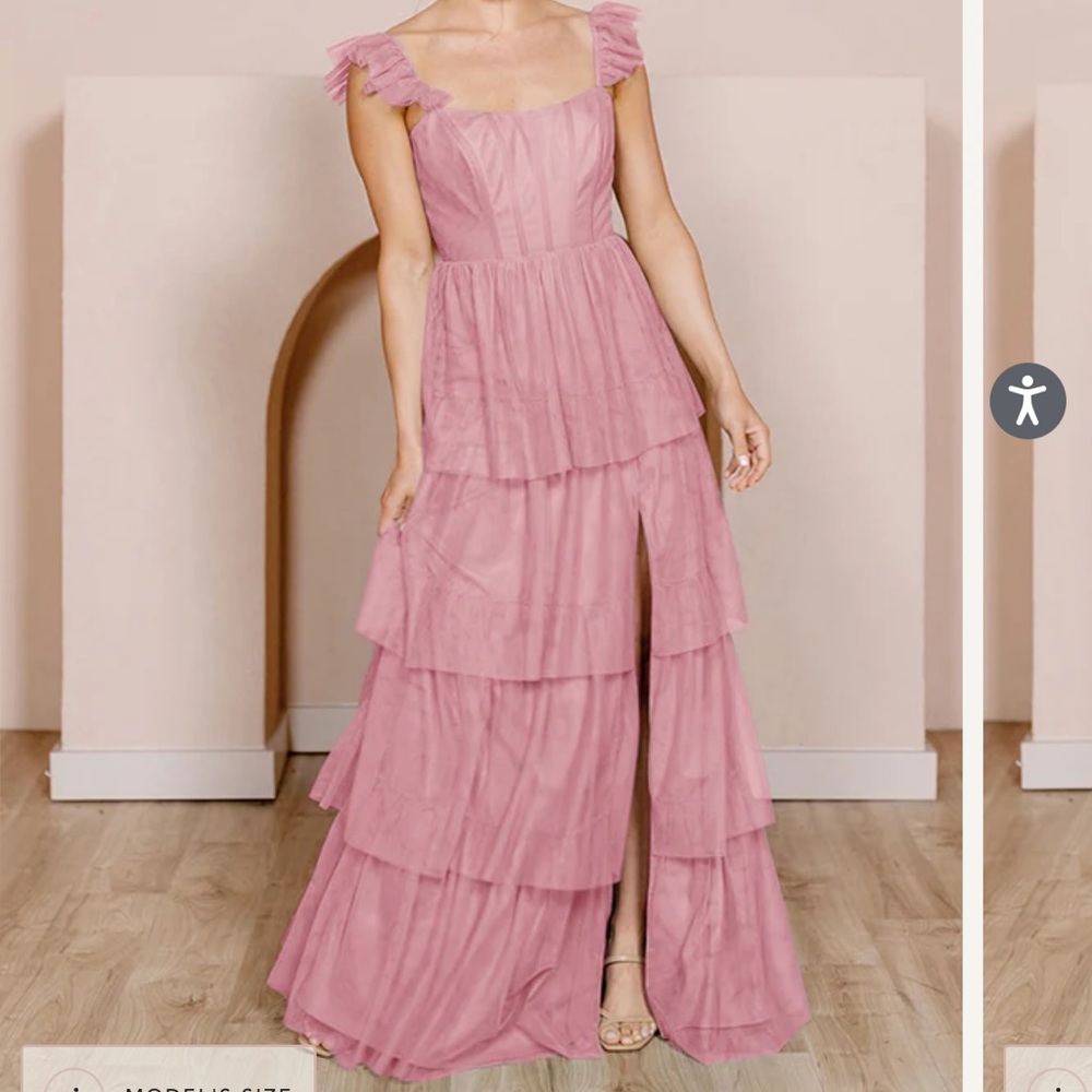 Revelry Frankie Bridesmaid dress in Rosette